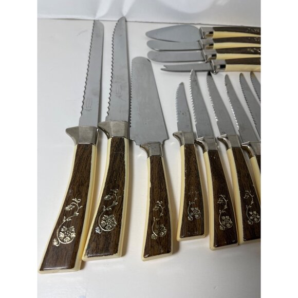 Vintage 1960’s Lifetime Cutlery Regent Sheffield England 18 Pcs Stainless Steel - Picture 2 of 7